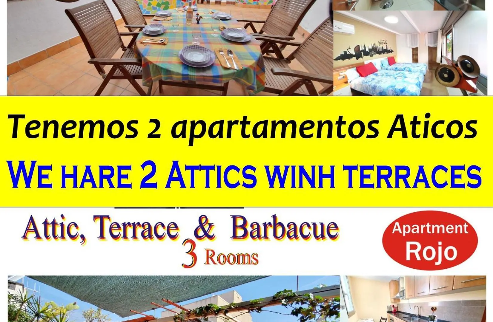Atico Terraza, Airport-Bcn, Puerto-Cruceros Aparthotel Viladecans